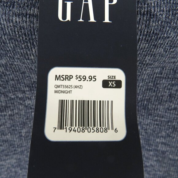 Gap Men's Midnight Blue Half-Zip Pullover Sweater XS Soft & Stylish NWT $59.95 - Picture 6 of 7